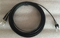 Black Color ST-HFBR Duplex Fiber Patch Cord Multimode With Four Connector supplier